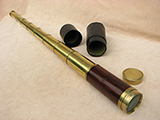 Rare Dudley Adams New Patent Portable 8 draw telescope, circa 1800.